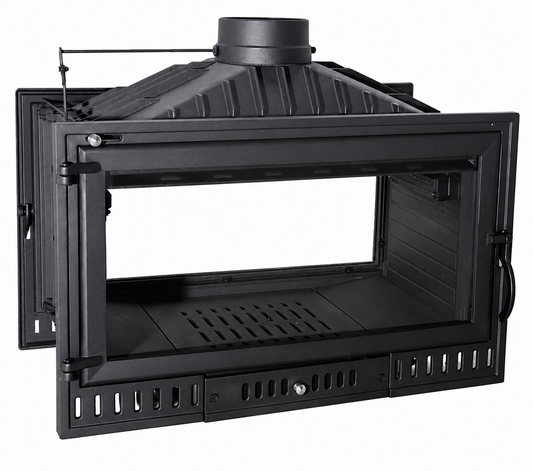 Estufa pellet Hogar Iron 90 2 caras