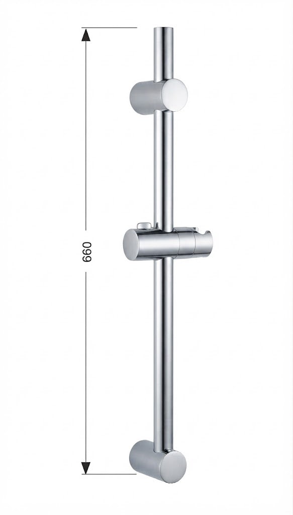 Barra Deslizante con Soporte Ajustable