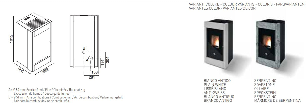 Pellet Stove Barbara
