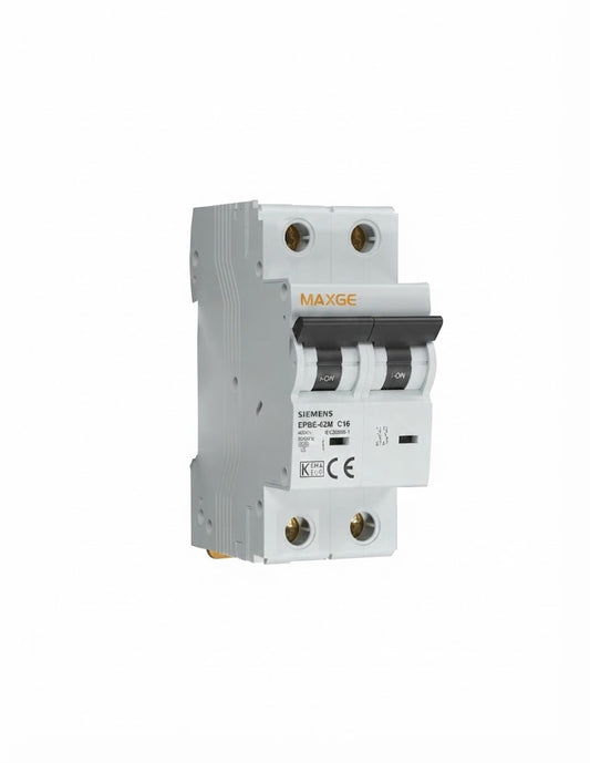 Interruptor Magnetotérmico y Diferencial 40A 2 Polos MAXGE DIN