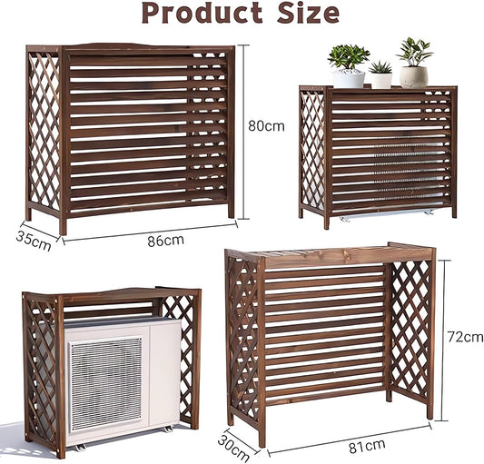 Funda Protectora de Madera para Aire Acondicionado