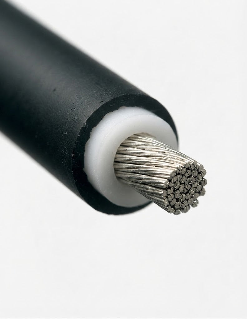 Metros Cable Unifilar Flex. 1x6mm solar HFFR-XLPE 06/1KV