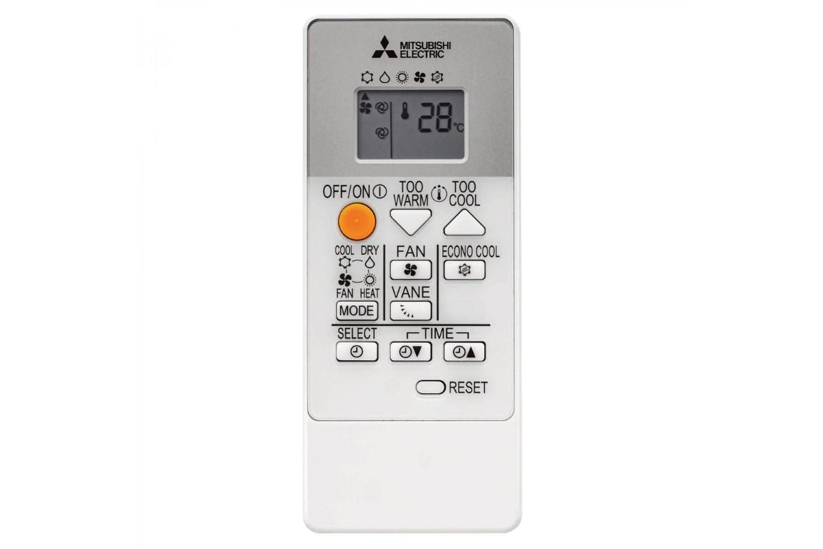 Imagen del mando de un Aire Acondicionado Mitsubishi MSZ-HR35VF R32