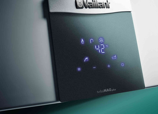 Imagen de la pantalla de un Calentador Vaillant Turbomag PLUS