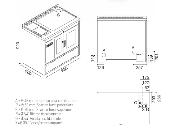 Estufa Pellet Isotta