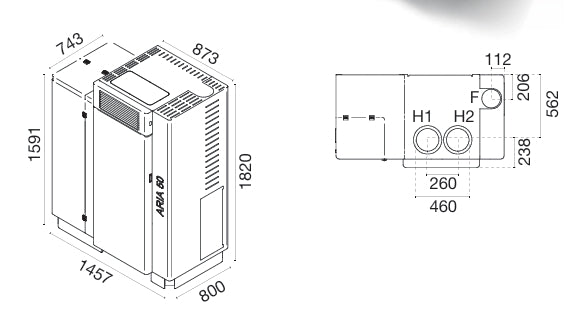 Estufa Pellet Aria 50