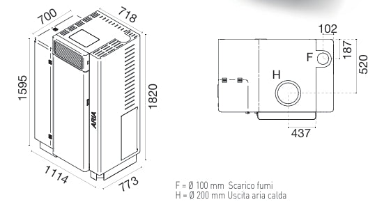 Estufa Pellet Aria 35