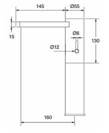 Grifo Electrónico para Lavabo Alto