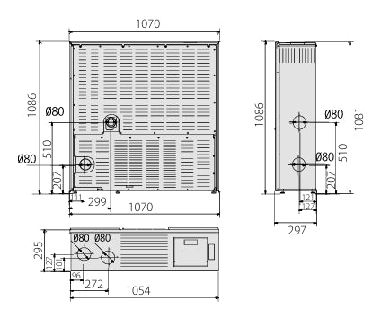 Estufa de Pellet Phoenix Steel