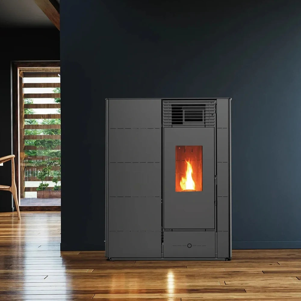 Imagen de una Estufa de pellet pasillo 13kW SEMA MAX con fondo