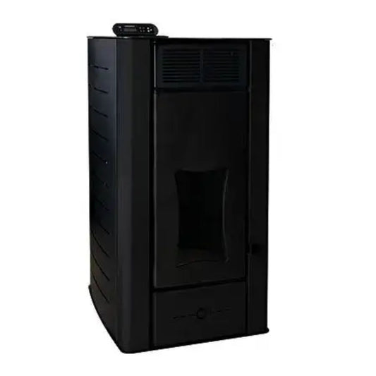 Imagen de una Hidroestufa de pellets SEMA H15 | H18 | H22 de color negro