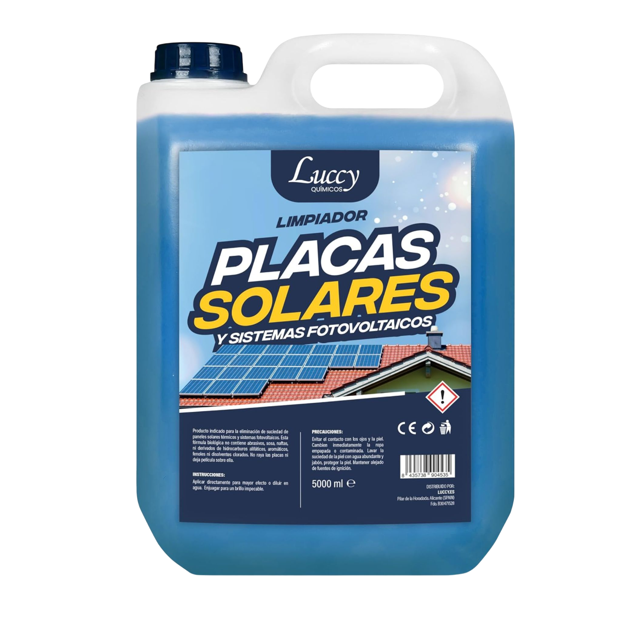 Limpiador de Placas Solares Concentrado 5 Litros