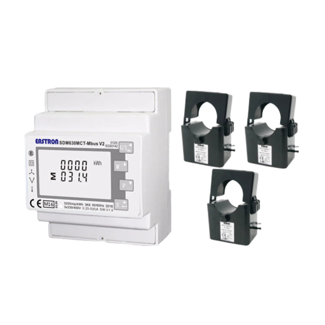 Meter Eastron Trifásico SolaX con Pinzas.