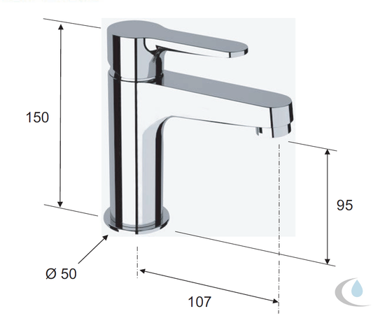 Monomando Lavabo Aínsa