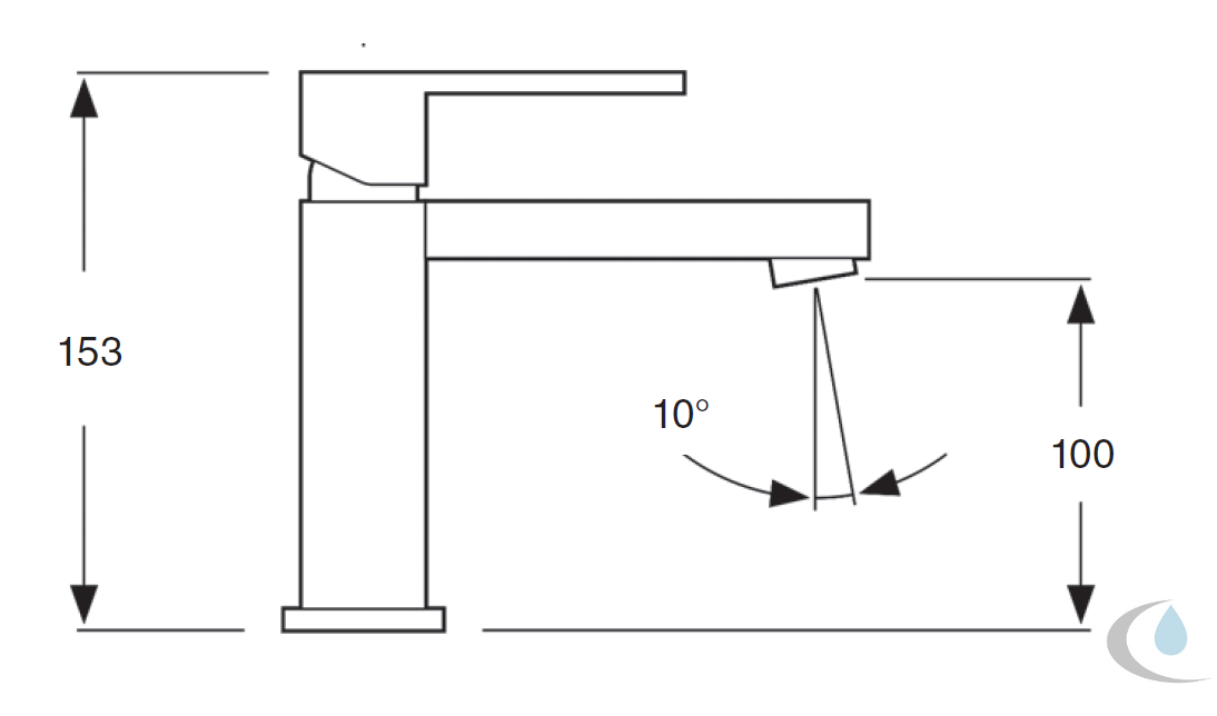 Monomando Lavabo Tizziano