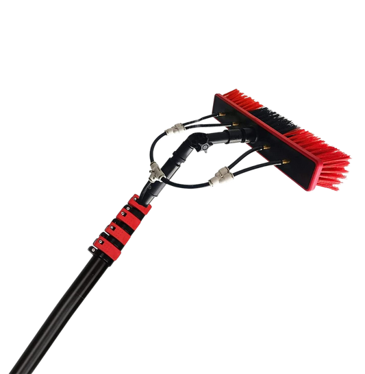 Cepillo extensible con Manguera de agua para Paneles solares
