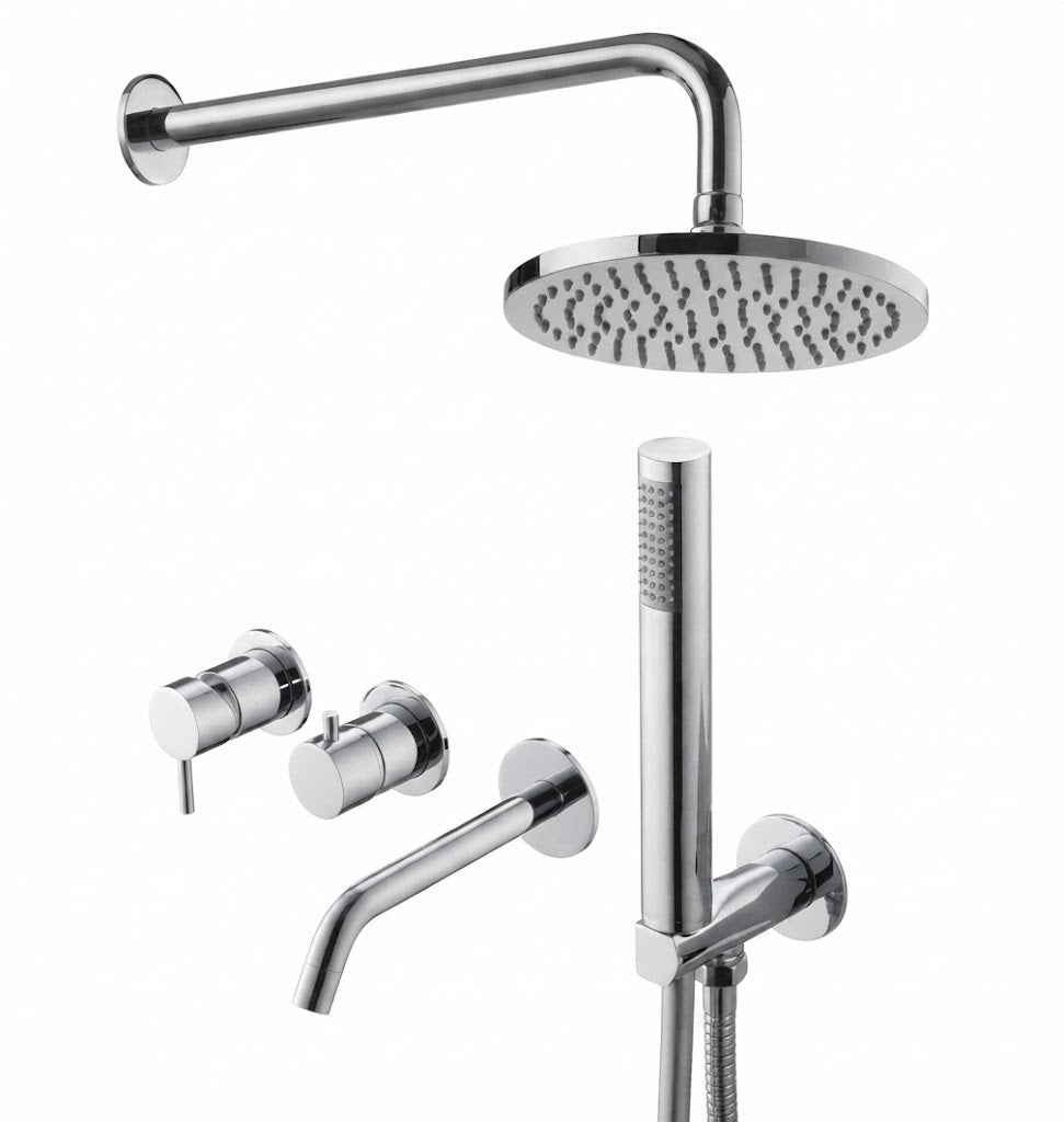 Batería Baño/Ducha Empotrar 3 vías
