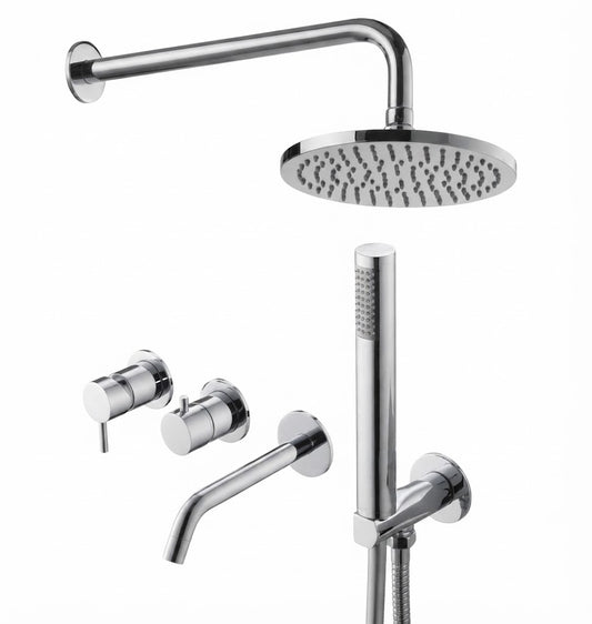 Batería Baño/Ducha Empotrar 3 vías
