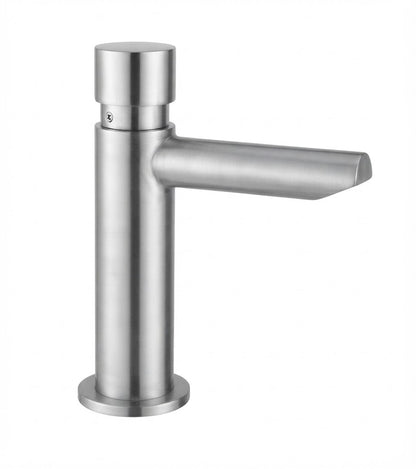 Grifo Lavabo Temporizado en Acero Inox Aurín