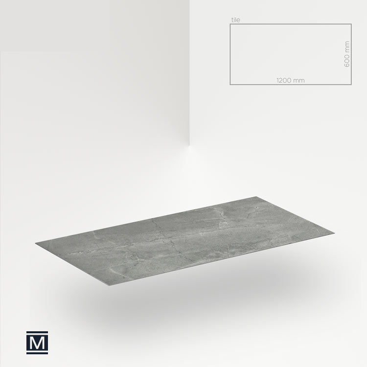 Placa y Baldosa Mineral SPC – MONZA GREY