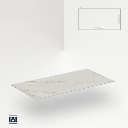 Placa y Baldosa Mineral SPC – PIETRA SANTA WHITE