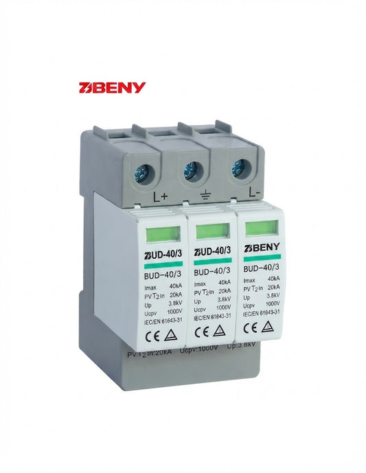 Sobretensiones Beny DC SPD Tipo2 1000v BUD-40/3