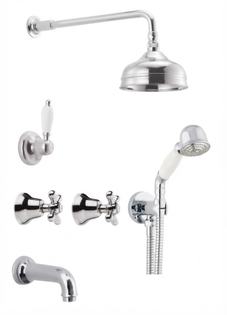 Batería Baño/Ducha de Empotrar 3 vías Venecia