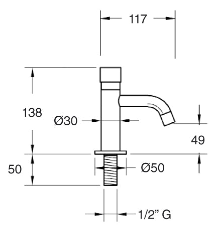 Grifo Lavabo Temporizado Izas