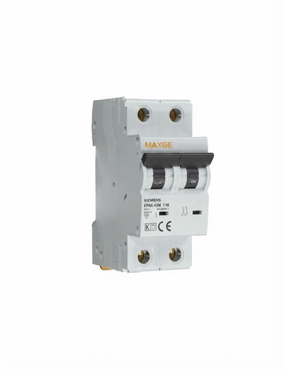Interruptor Magnetotérmico y Diferencial 40A 2 Polos MAXGE DIN