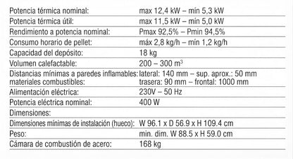 Estufa Pellet Kris