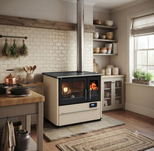 Estufa pellet Cocina Iron 850 glass