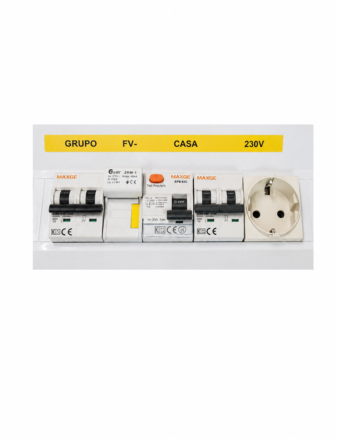 Cuadro de Protecciones Preinstalado 40A