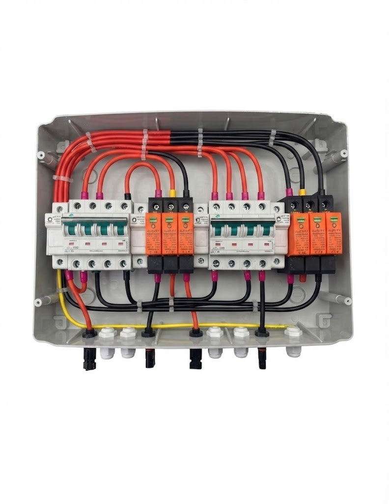 Caja de protecciones CC 2 entradas 2 salidas 20A