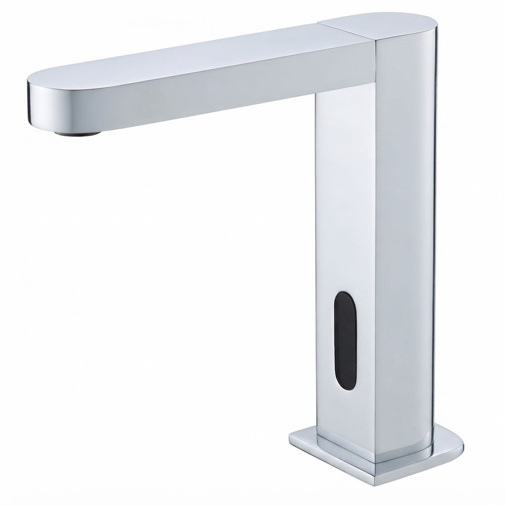 Grifo Electrónico para Lavabo Cuadrado