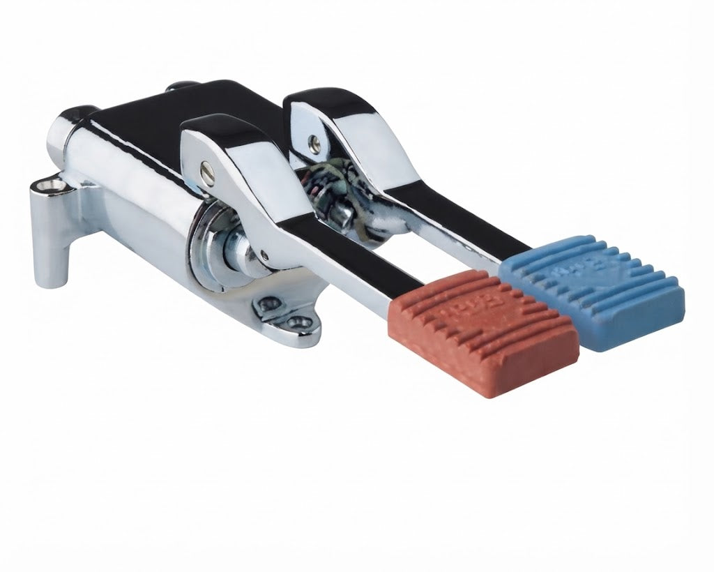 Grifo Pedal Mezclador 2 Aguas Montaje a Suelo