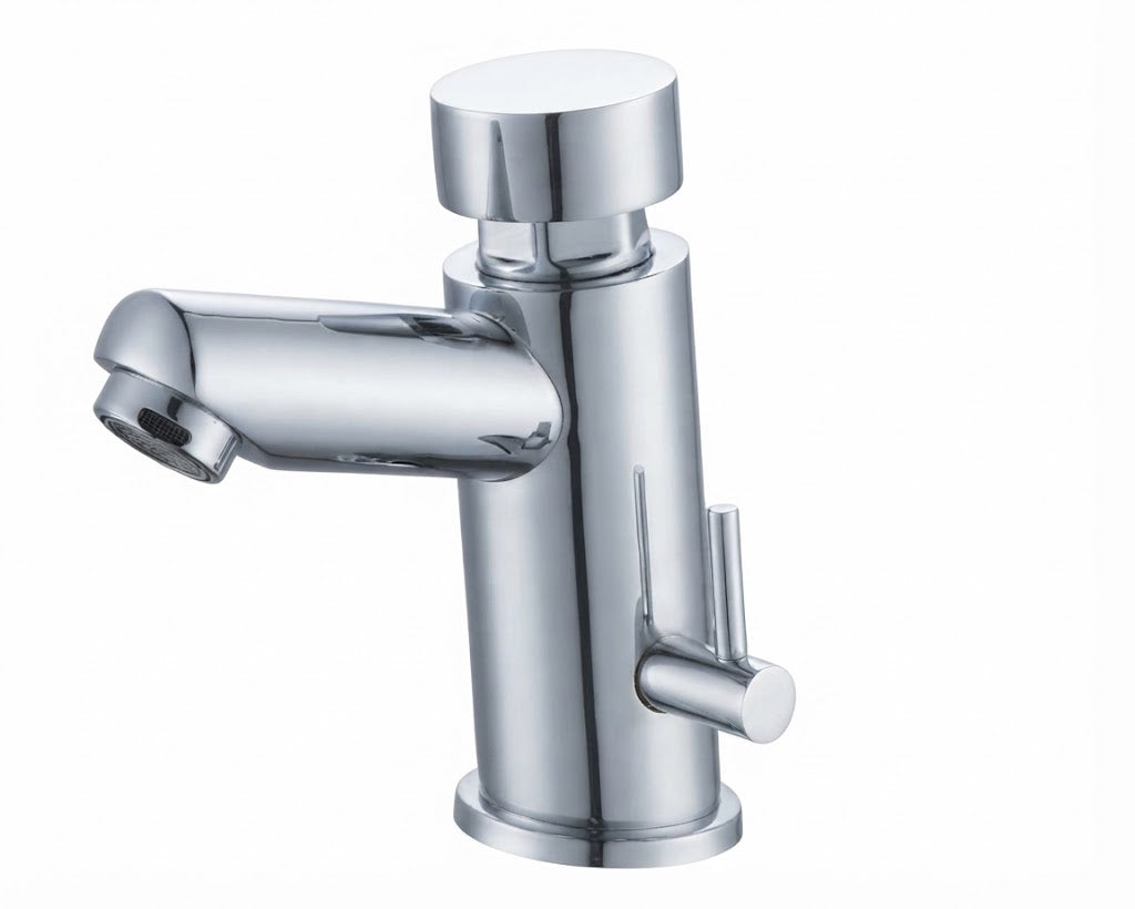 Grifo Lavabo Mezclador Temporizado Prerregulado