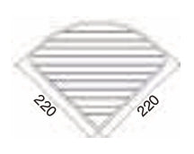 Jabonera Triangular