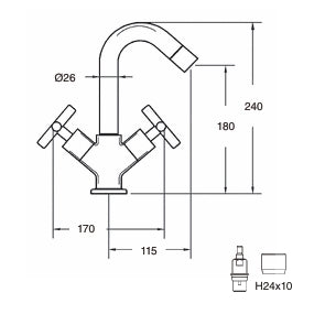 Monobloc Lavabo Aurin