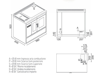 Estufa Pellet Isotta