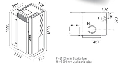 Estufa Pellet Aria 35