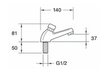Grifo Lavabo Temporizado Prerregulado