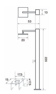 Columna Ducha Monomando Sena