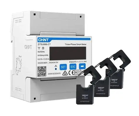 Meter Chint Trifásico SolaX con Pinzas