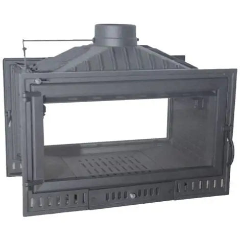 Estufa pellet Hogar Iron 90 2 caras