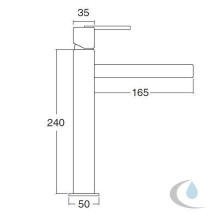 Monomando Lavabo Alto