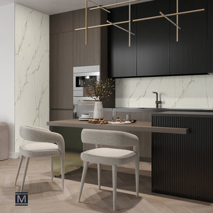 Placa y Baldosa Mineral SPC – PIETRA SANTA WHITE