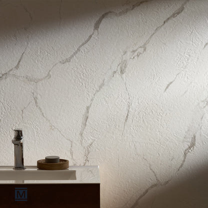 Placa y Baldosa Mineral SPC – PIETRA SANTA WHITE