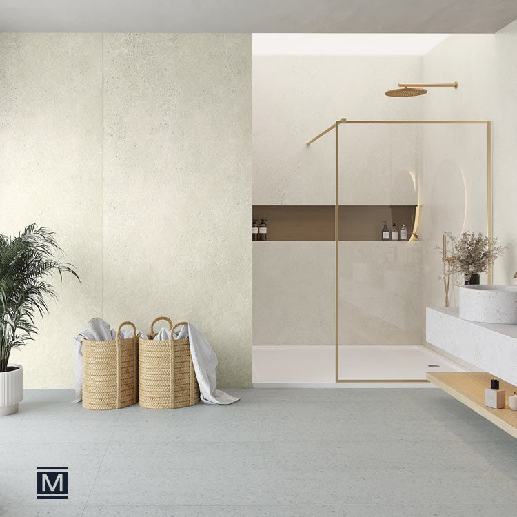 Placa y Baldosa Mineral SPC – MASSI IVORY