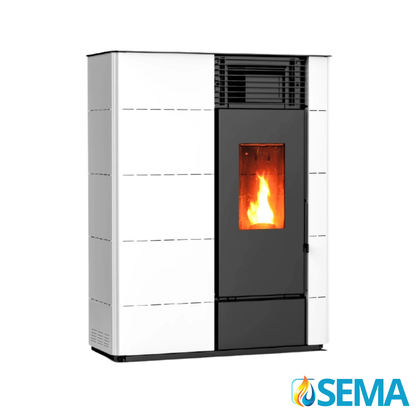 Estufa de pellet pasillo 13kW SEMA MAX