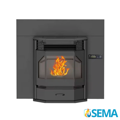 Estufa de pellet 12kW insertable SEMA RI12
